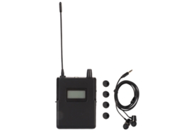 Receptor de sistema IEM portátil con pantalla LCD