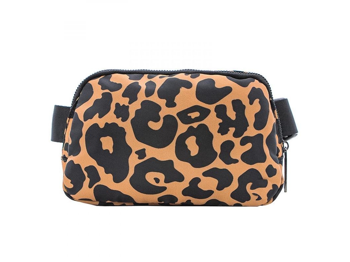 2026-bolsa De Cintura Para Correr Al Aire Libre Móvil Unisex Equipo De Maratón Billetera Deportiva Impermeable Impronta De Leopardo