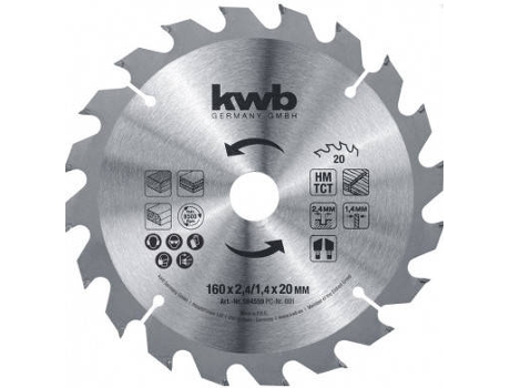 Disco de Corte para Sierra Circular Hm D.250 X 30 42Z KWB