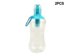 Botella De Agua Para Exterior 2 Piezas, Filtro Deportivo Portátil, Botella De Bebida Con Hebilla Para Rosewell