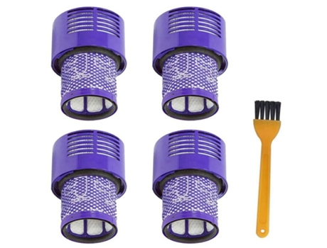 Unidad de filtro lavable para aspiradora Dyson V10 Sv12 Cyclone Animal Absolute Total Clean, paquete de 4