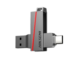 Pen Drive Hiksemi Usb-a E Usb-c 3.2 128gb Cinza