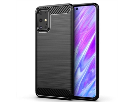 Carcasa Samsung Galaxy S20 Ultra LMOBILE Carbono Flexible Cover Tpu Negro