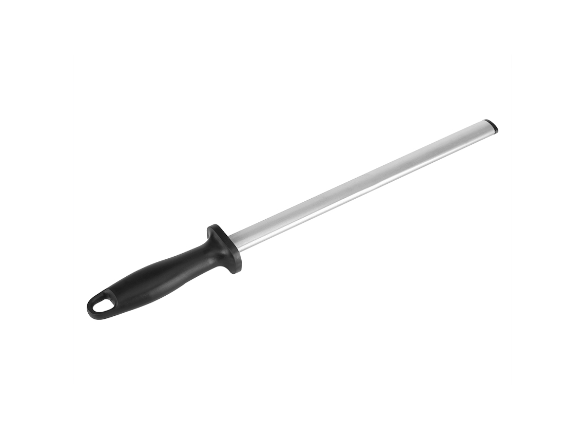 Varilla De Afilado De Diamante Electrochapado De 600 Y 12 Pulgadas Para Cuchillos De Cocina Con Mango De Plástico Antideslizante.
