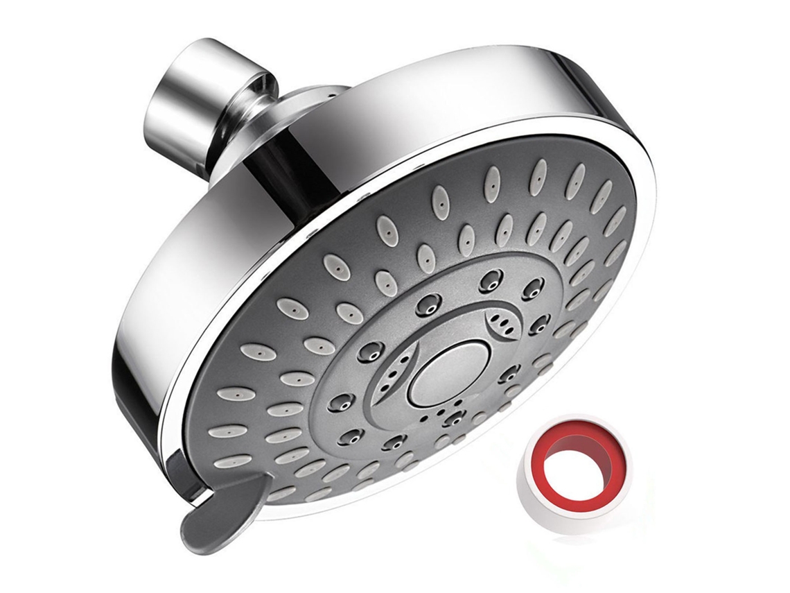 Cabezal de ducha (5 modos ajustables, acero inoxidable)