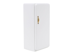 Acessório Para Casa De Bonecas Refrigerador De Quatro Camadas 1:12 Madeira Branco