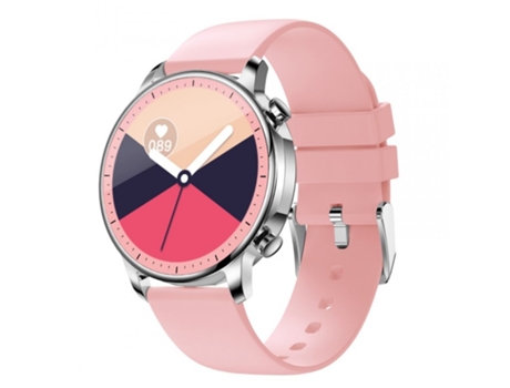 Pulsera Deportiva Monitor de podómetro rosa con pantalla impermeable Ip67