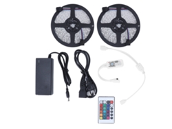 Tira de LED RGB 2026 de 10 m con Wi-Fi, 600 LED, regulable, ideal para iluminar dormitorios y ambientes interiores.