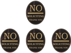 Carteles De "prohibido Solicitar" Para Puerta, Pared O Ventana.