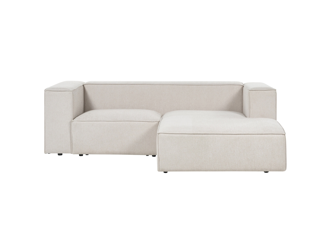 Sofá de 2 plazas BELIANI Vernon de Poliéster Beige 236x175x68
