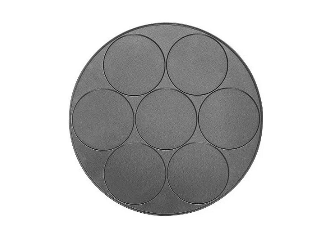 Mini Plato Para Crepes De 11,4 Cm Gris Ac100501 - Lagrange