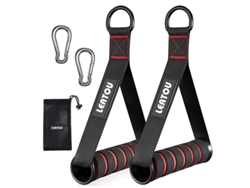 Un juego de barras metálicas con anillas y ganchos, ideal para yoga y ejercicio físico. Mdug