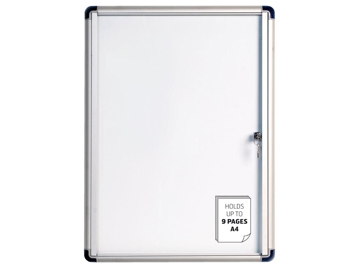 BI-OFFICE Vt610109660 Tablón de Anuncio Tablón de Anuncios Fijo Aluminio Blanco Aluminio Acero Esmaltado