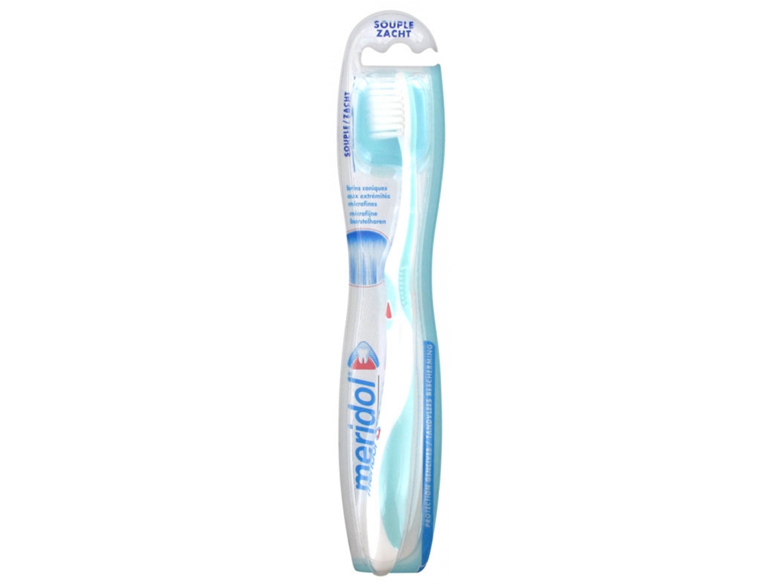 Cepillo de Dientes Flexible Color: Rojo MERIDOL