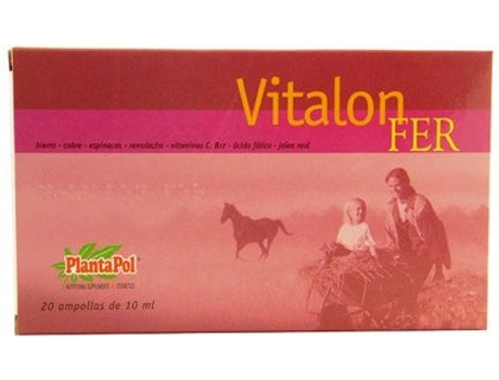 Complemento Alimentar PLANTA POL Vitalon Fer 20 Ampolas X (10 ml)
