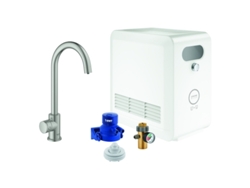 Grohe Blue Professional Juego De Caño En C 31302, Grifo Mono Con Función De Filtro, Con Refrigerador, Bluetooth Y Wifi, Color Supersteel