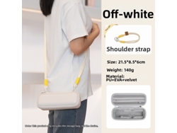 Bolsa de Ombro Portátil À Prova Dágua para Dji Osmo Pocket4 À Prova de Choque HENTEN HOME Branco