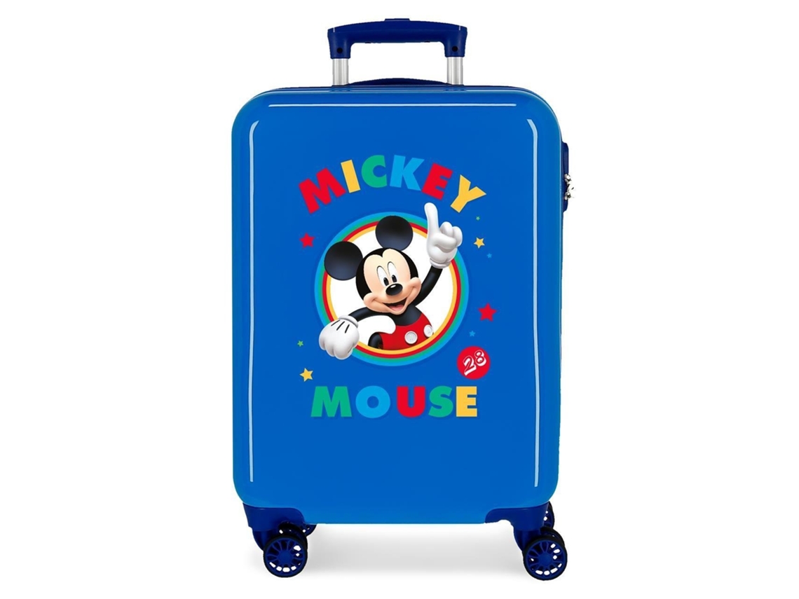 Maleta de Cabina DISNEY Mickey Cirkle Rígida Azul