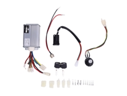 Kit De Control De Velocidad Para Motor De Triciclo 36v 1000w, Interruptor, Llave, Cerradura Eléctrica, Enchufe De Avión, Puerto De Carga