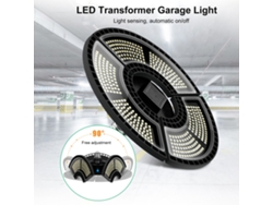2026-luz De Garaje Impermeable Plegable Transformable Led Para Taller Almacén Fábrica Canopy Techo