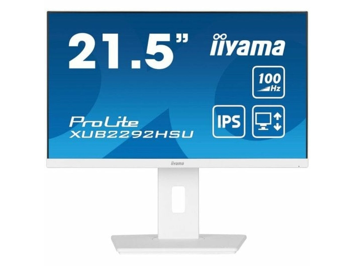 Monitor IIYAMA ProLite XUB2292HSU-W6 (Blanco - LCD - Flicker free - 22" - Enchufe EU)