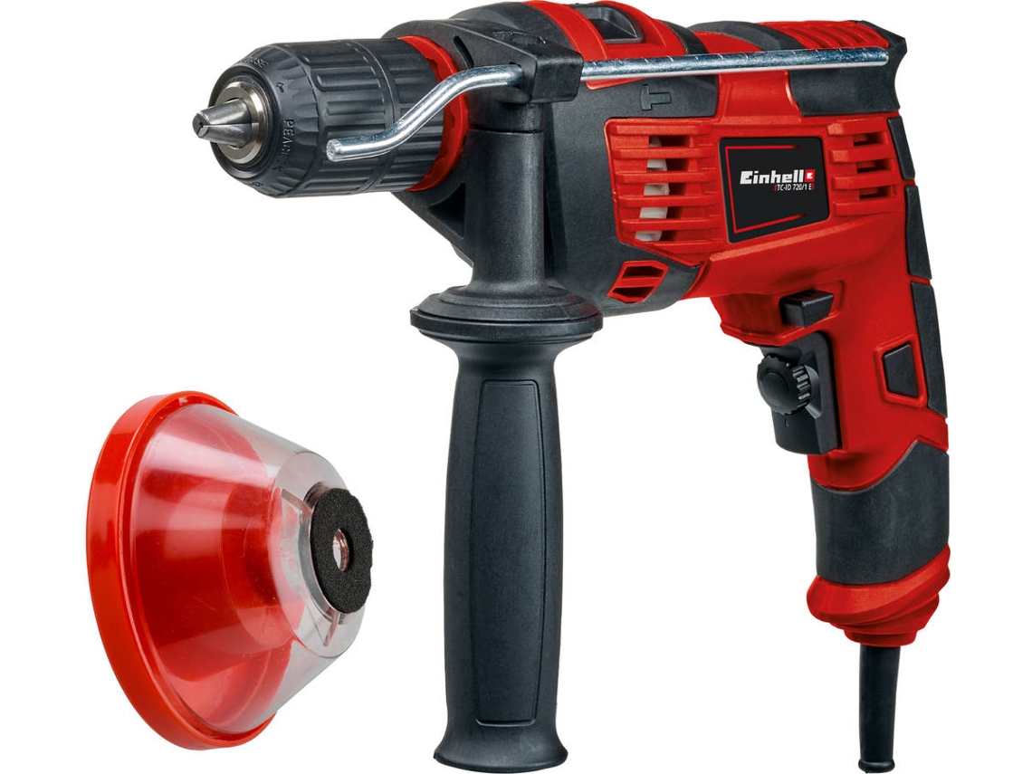 Juego de taladro de impacto EINHELL TC-ID 720/1 E + colector de polvo