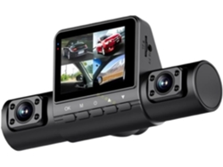 Grabadora De Vídeo Para Coche Hd 2.0 Con Visión Nocturna Y Grabación Simultánea (izquierda Y Derecha).