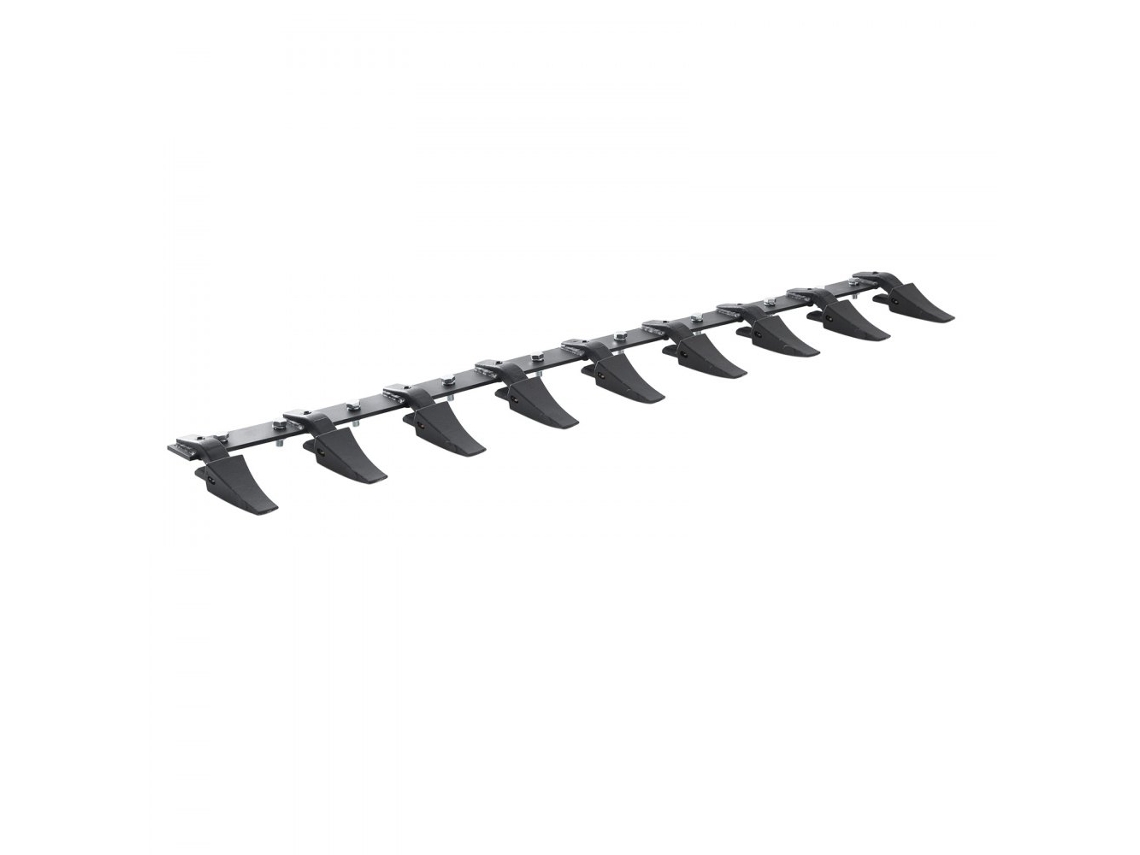 Barra Dentada para Tractor y Cuchara Excavadora 1.8m con 9 Dientes Tekmaquinas