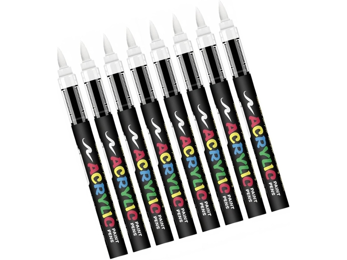 Rotulador Acrílico Con Punta De Pincel Suave Para Niños, Dibujo Y Manualidades.