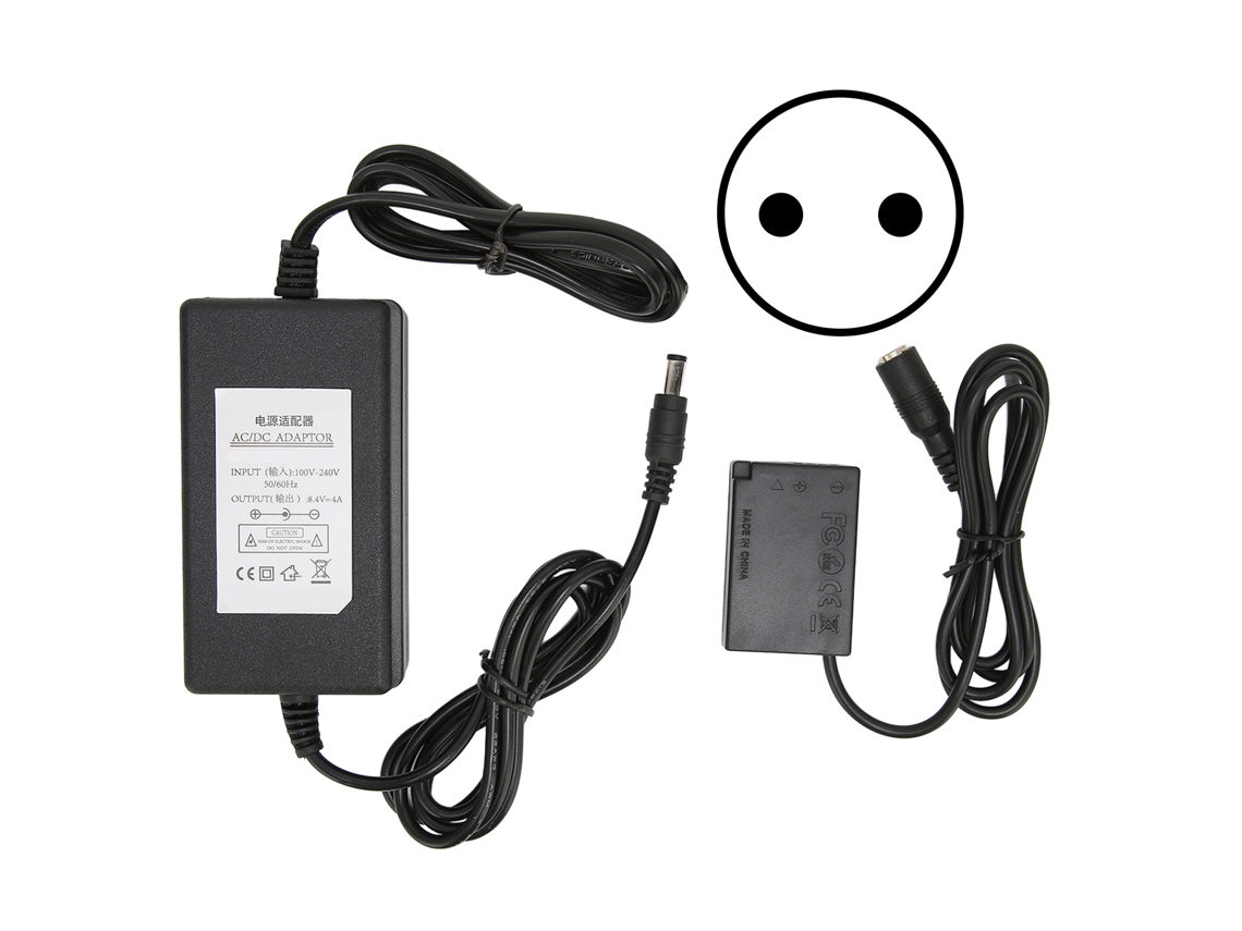 Batería Ficticia Dr-e18 Con Conector Dc Y Adaptador Para Eos Rp 760d 750d 800d 850d 77d 200d