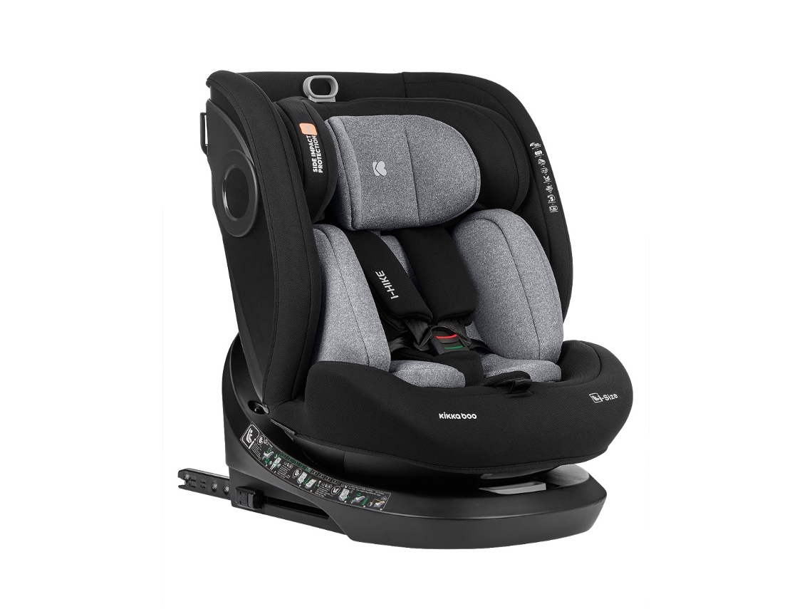 Silla de coche 40 150 cm I Hike I Talla Gris Kikkaboo