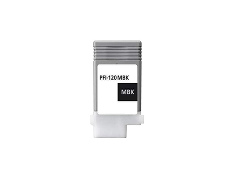 Cartucho de Tinta Compatible CANON Pfi120 Negro Mate Tinta Pigmentada (2884C001)
