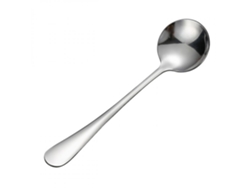 Cucharas Redondas De Acero Inoxidable Para Sopa, Juego De Cubiertos Con Agarre Cómodo Y Mango Ergonómico Para Cocina Casera, Cucharas De Acero Inoxida