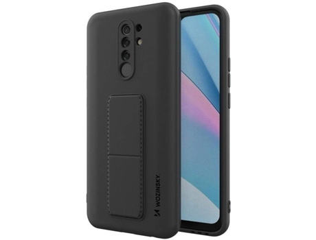 Funda Xiaomi Redmi 9 LMOBILE Kickstand (Negro)
