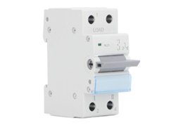 Conmutador De Transferencia Manual De Doble Potencia 1p 125a 230vac Para Hogar, Montaje En Rail Din Con Interbloqueo Unilateral
