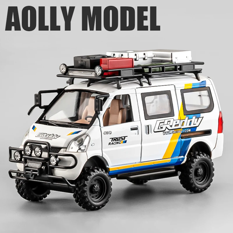 (blanco) Coche De Juguete A Escala 1:24 De Aleación, Fabricado En Metal Fundido A Presión, Con Sonido Y Luz.