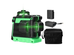 Nivel Láser De 12 Líneas Con Luz Verde, Autonivelante De 3°, Batería Recargable De Litio, Mini Nivel Multifuncional.