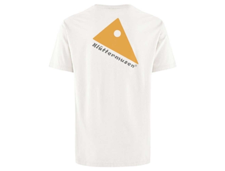 T-shirt KLÄTTERMUSEN Camiseta De Manga Curta Runa Token Branco S Homem