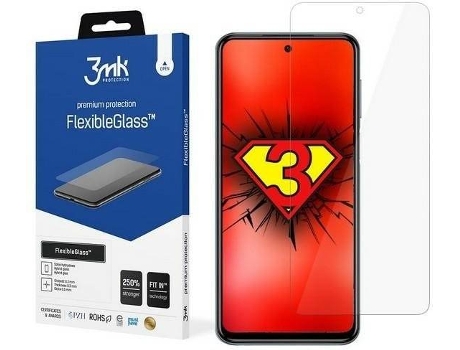 Película Cristal Templado Xiaomi Redmi Note 10 Pro 3MK Flexiglass Transparente