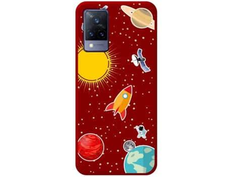 Carcasa Vivo V21 5G TUMUNDOSMARTPHONE Espacio Rojo