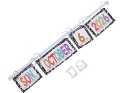 Hojas De Calendario Decorativas, Útiles Escolares, Linda Tarjeta De Calendario Desplegable