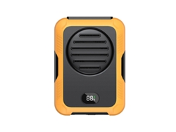 Mini ventilador portátil recargable por USB, 2000 mAh, para cintura, cuello, para acampar al aire libre, senderismo, escalada y correr.