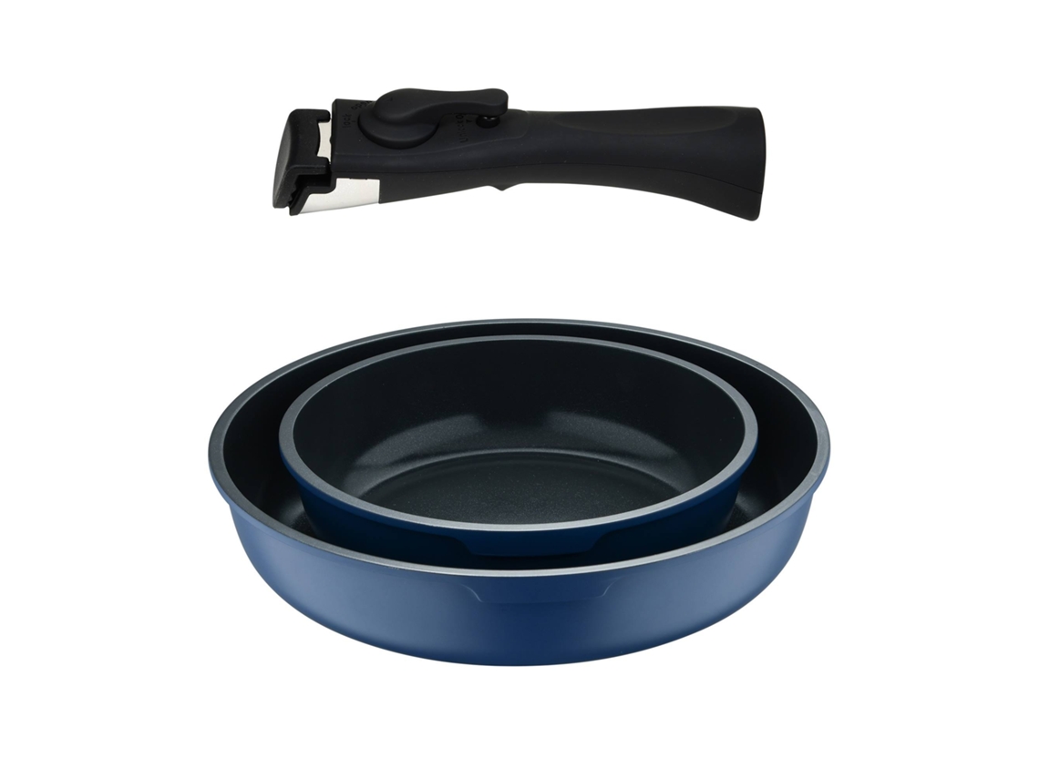 Juego de utensilios de cocina Bergner Click&cook con mango extraíble
