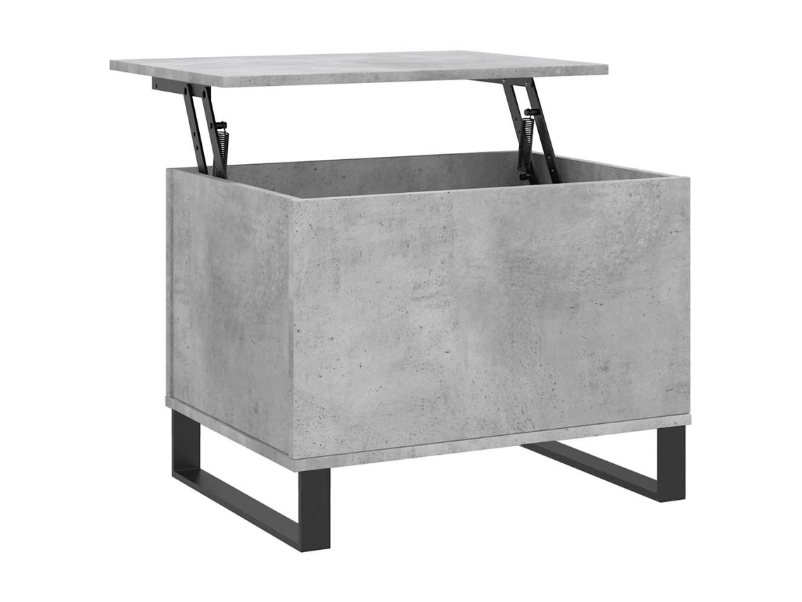 Mesa de centro Derivados Madera Cemento Gris MAISON EXCLUSIVE (60x44,5x45 cm)