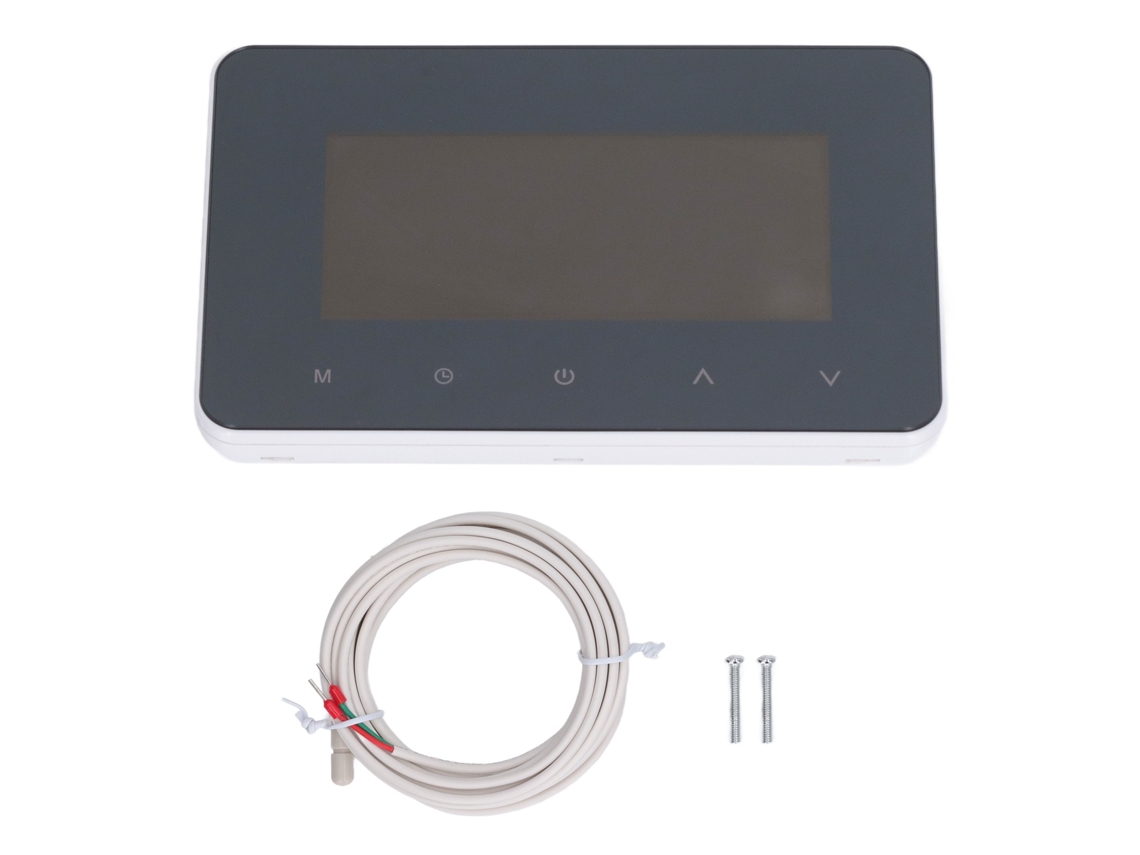 Termostato Inteligente Programável Com Sensor De Temperatura Ntc E Tela Touchscreen Lcd Para Ar Condicionado