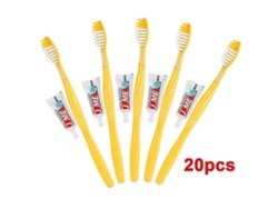Cepillo de dientes desechable para hotel, portátil, manual, pasta de dientes, Rosewell, 100/50/20 unidades