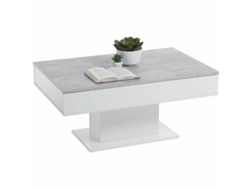 Mesa de centro Fmd blanca y gris