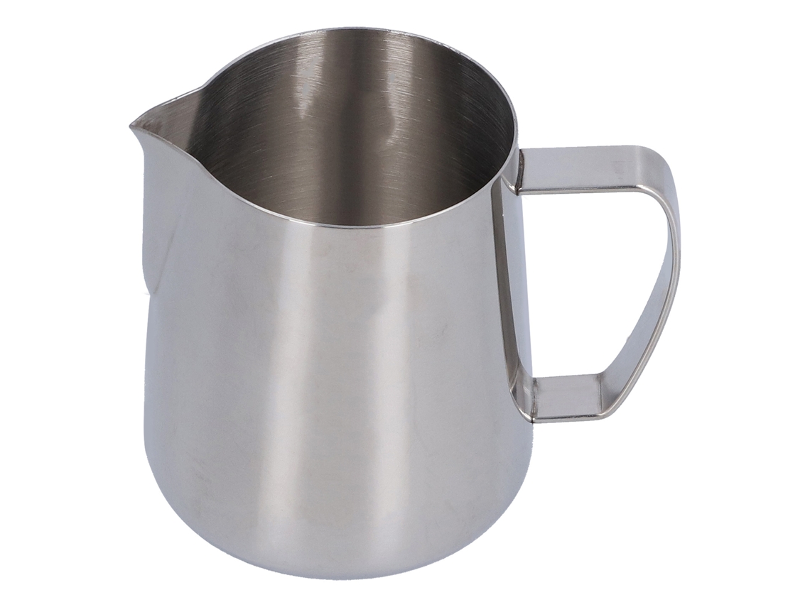 Vaso Espumador De Leche De Acero Inoxidable 304 De 400 Ml Con Boquilla Antiderrame Para Preparar Lattes Caseros.