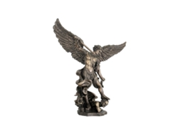 Figura De San Miguel Sobre Demonio Figuras Bronce Colección Clásico Signes Grimalt BY SIGRIS