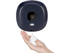 Dispensador Automático De Jabón En Espuma Usb De Pared De 300 Ml Con Pantalla Led 3 Modos Ajustables Azul Gertiz